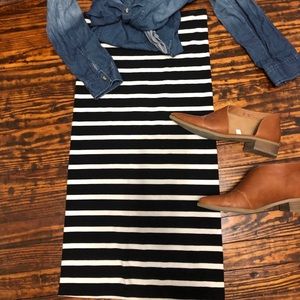 Stripped tube dress or skirt